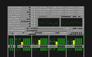 ProTracker ST atari screenshot